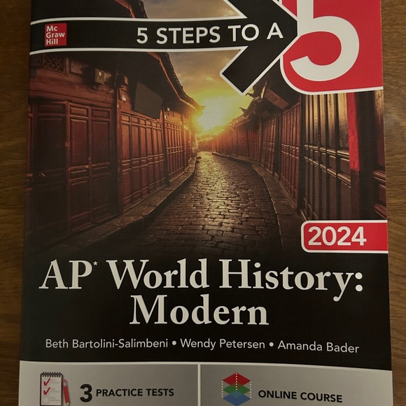 NWOT 2024 EDITION AP WORLD HISTORY: MODERN 5 STEPS TO A 5 GUIDEBOOK - Picture 1 of 3